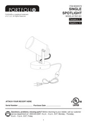 Portfolio 17837-001 Manual
