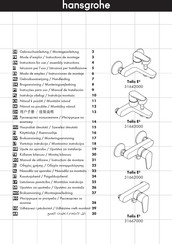 Hans Grohe Talis E2 31643000 Instructions For Use/Assembly Instructions