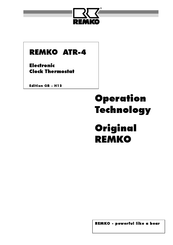Remko ATR-4 Operating Instructions Manual