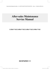 Daewoo L43R63 VKE Series Maintenance Service Manual