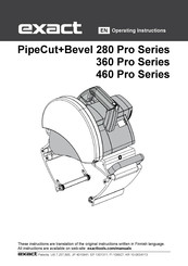 eXact Pipecut 360 Pro Series Operating Instructions Manual