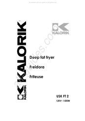 Kalorik USK FT 2 Operating Instructions Manual