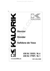 Kalorik USK BL 13533 Operating Instructions Manual