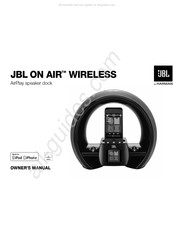 Harman JBL on Air Wireless AirPlay Owner's Manual