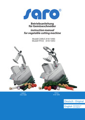 saro CARUS Instruction Manual