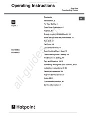 Hotpoint EG1000GX Operating Instructions Manual