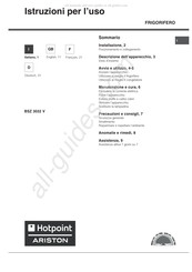 Hotpoint Ariston BSZ 3032 V Operating Instructions Manual