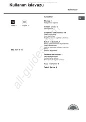 Hotpoint Ariston BSZ 30210 V TK Operating Instructions Manual
