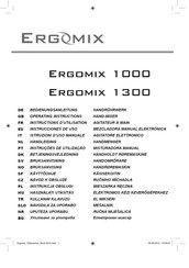 Ergomix Ergomix 1000 Operating Instructions