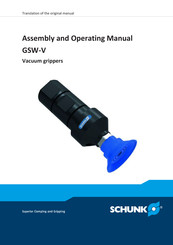 SCHUNK GSW-V 20 Assembly And Operating Manual