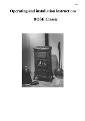 Thermocet ROSE Classic Series Operating And Installation Instructions