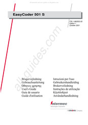 Unova Intermec EasyCoder F4 User Manual