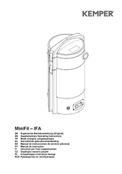 Kemper MiniFil - IFA Supplementary Operating Instructions