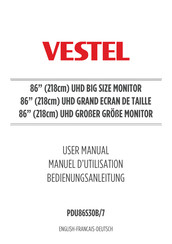 VESTEL PDU86S30B/7 User Manual