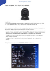 Bolin Technology VCC-7HD30S-3SMN Quick Start Manual