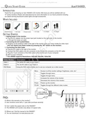 Ikan V8400D Quick Start Manual