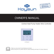 Kaysun KCTAQ-01 Owner's Manual