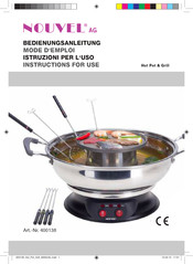Nouvel 400138 Instructions For Use Manual