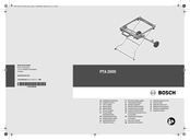 Bosch PTA 2000 Original Instructions Manual
