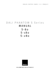 Dali PHANTOM S-80 Manual