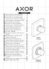 Hans Grohe AXOR Citterio E 36702000 Instructions For Use/Assembly Instructions
