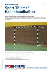 Sport-Thieme 259 4503 Mounting Instruction
