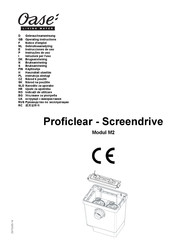Oase Proficlear - Screendrive Module 2 Operating Instructions Manual