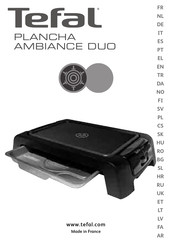 TEFAL PLANCHA AMBIANCE DUO Manual