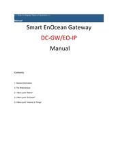 Digital Concepts EnOcean DC-GW/EO-IP Manual