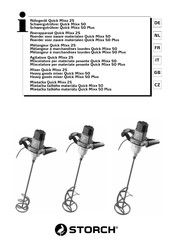 Storch Quick Mixx 50 Operating Instructions Manual