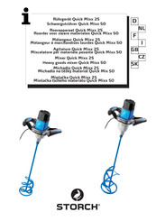 Storch Quick Mixx 50 Manual