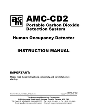 Armstrong Monitoring Corporation AMC-CD2 Instruction Manual