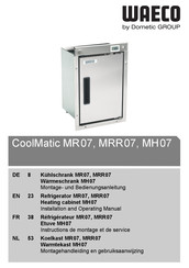 Dometic Coolmatic MRR07 Installation And Operating Manual