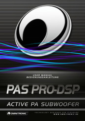 Omnitronic PAS-181A PRO-DSP User Manual