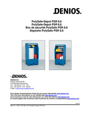 Denios PolySafe-Depot PSR 8.8 Manual