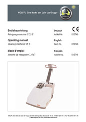 WOLFF C 35 E Operating Manual