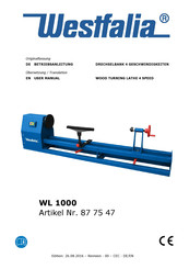 Westfalia WL 1000 User Manual