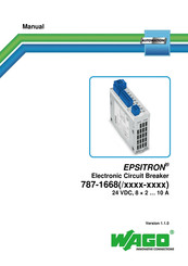 WAGO EPSITRON 787-1668/0006-1000 Manual