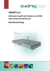 axing SMARTPortal Operation Instructions Manual
