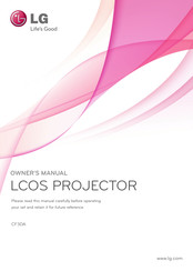 LG CF3DA-JS Owner's Manual