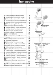 Hans Grohe Monsoon Eco Instructions For Use/Assembly Instructions