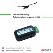 Keller K-114M Manual