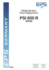 EPS PSI 8500-30 R Instruction Manual