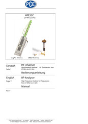 PCE Health and Fitness HFE35C Manual
