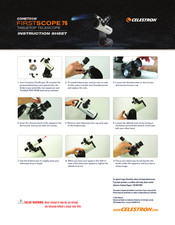 Celestron Cometron FirstScope 76 Instruction Sheet