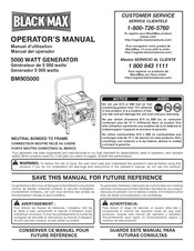 Black Max BM905000 Operator's Manual