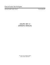 Oracle DELPHI MK III Owner's Manual