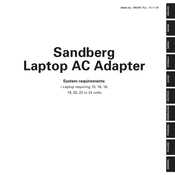 Sandberg 135-61 Manual
