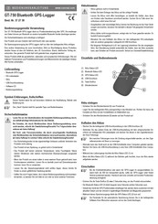 Conrad GT-750 Operating Instructions Manual