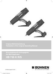 Buhnen HB 720 K Spray Operating Manual